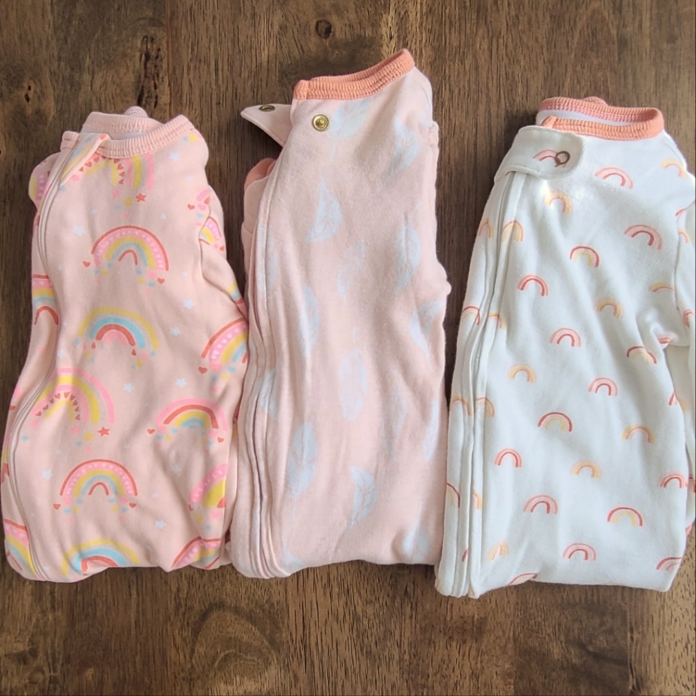 3 Colorful Baby Pajamas